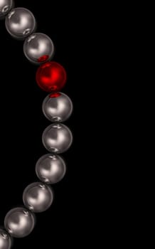 Chrome Red Ball Focus 9