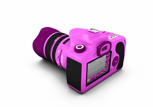Pink Lady DSLR - SLR Camera 360° - 5 of 9
