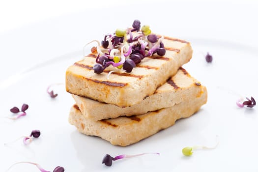 Grilled tofu