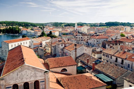 Old city Porec in Croatia
