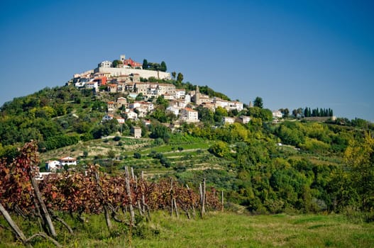 Old medieval town of Motovun. Croatia.