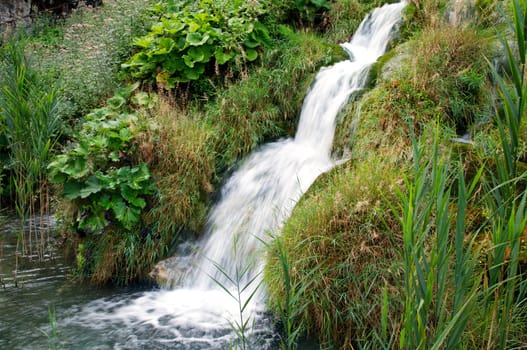Waterfall in Plitvice