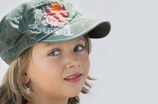 The girl with the cap