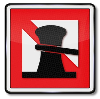 Mooring navigation signs prohibited
