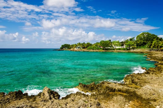 Beautiful Caribbean bay in San Andres, Colombia