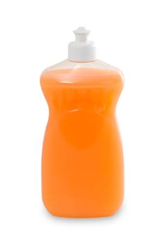 Dish soap isolated on white background