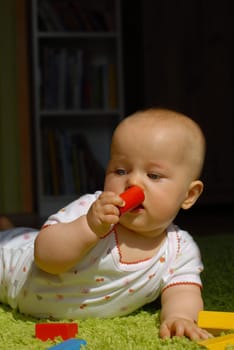 Playing baby