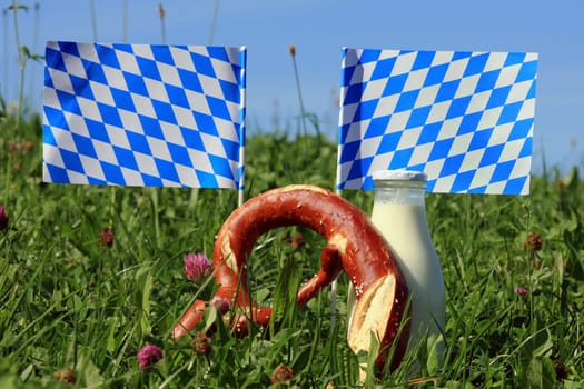 Good Bavarian milk and fresh baked goods