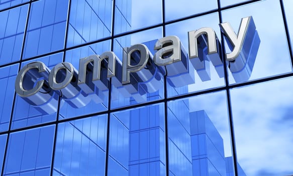Look up 4 Blue Company Concept