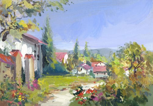 Landscape Painting Sketch