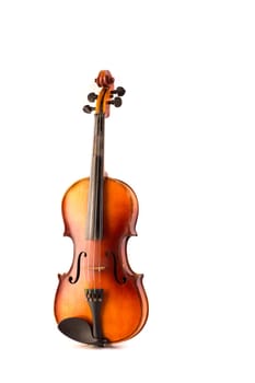 retro violin vintage isolated on white background