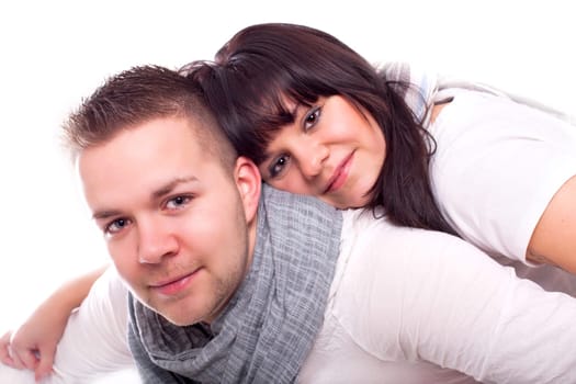 Young modern couple - in love