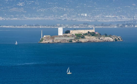 Alcatraz prison in San Francisco, California