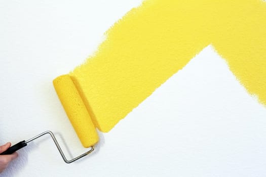 painting a wall