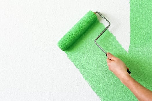 painting a wall