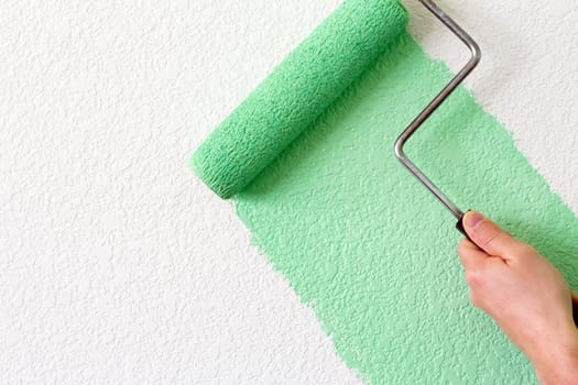 Painting a wall