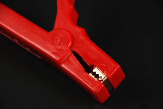 alligator clip for jump starting a car