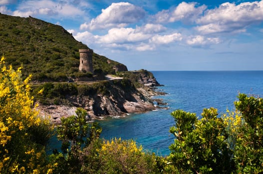 Tour de l'Osse genoese towers, Corsica - france