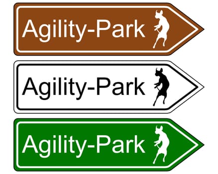 Sign Agility Park for Dogs