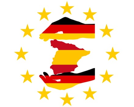German aid for Spain