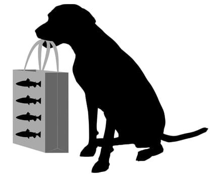 Buying a dog while fish