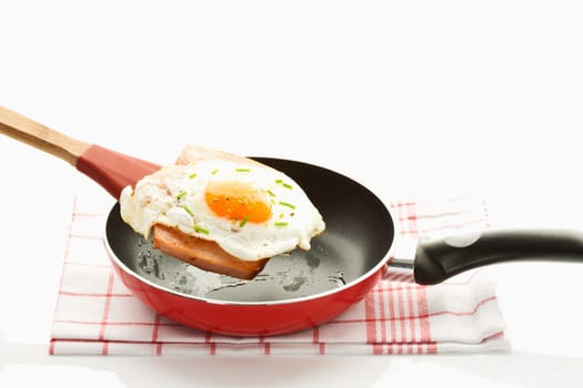 Leberkäse with fried egg