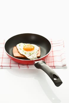 Leberkäse with fried egg