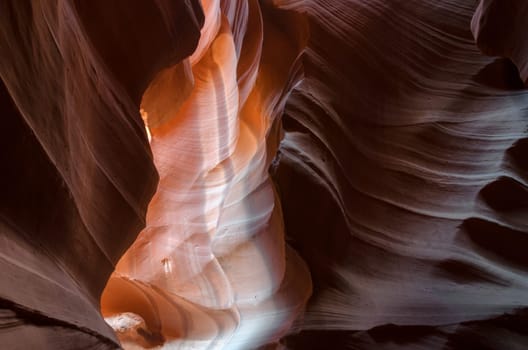 antelope canyon in Page in Arizona in the United States of America