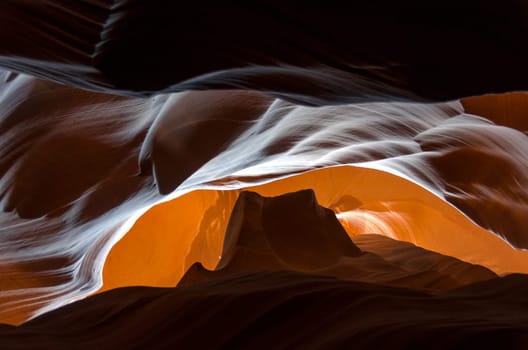 antelope canyon in Page in Arizona in the United States of America