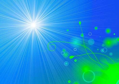 Abstract Nature Concept Graphic