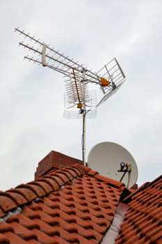 Antenna on the roof