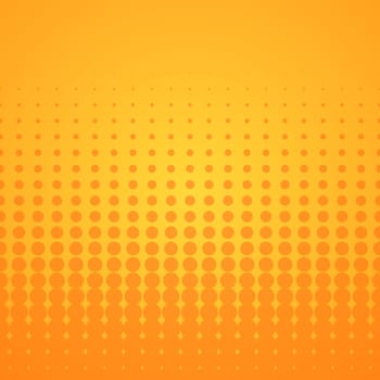 Bright disco background with orange spots on yellow