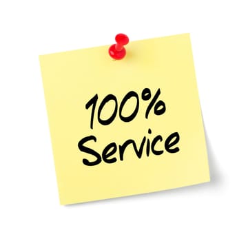 Notepads 100 percent service