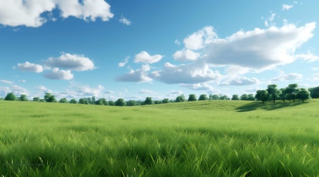 Grass meadow agriculture blue plant rural green sunlight horizon cloud nature spring field landscape pasture land sky summer