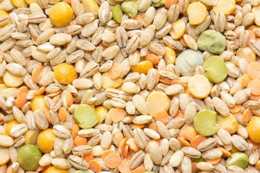 A background of Broth soup ingredients.