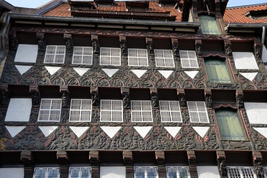 Historic half-timbered house in Braunschweig