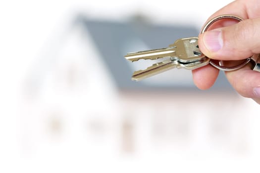 hand handing keys