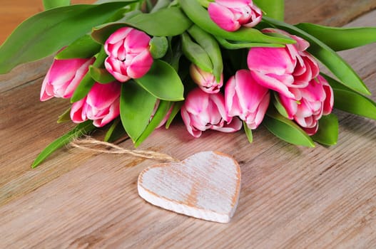 Easter Table Decoration Tulips Eggs