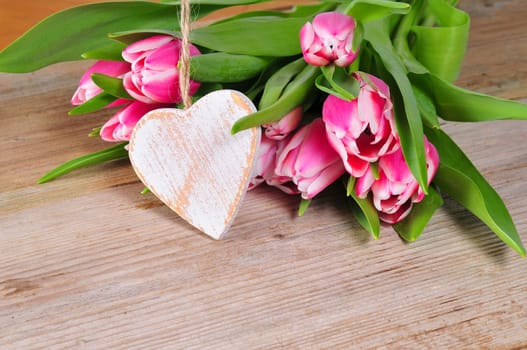 Easter Table Decoration Tulips Eggs