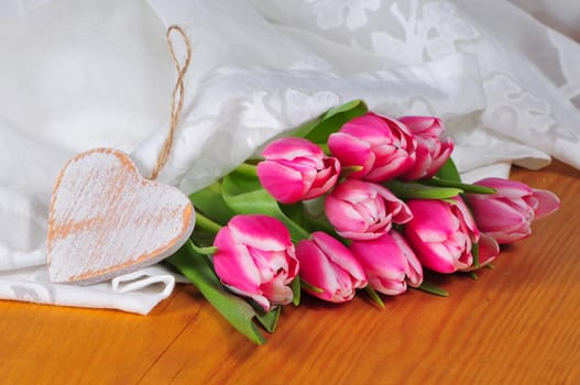 pink tulips
