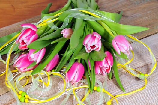 Tulips in Spring Table Decoration