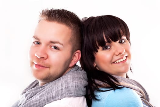 Young modern couple - in love