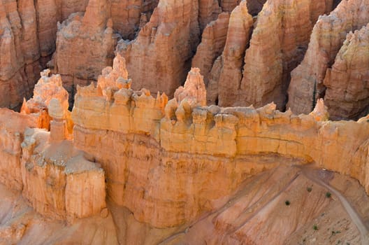 sunrise in Bryce Canyon National Park in Utah in the United States of America