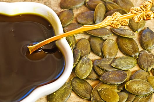 Pumpkin seed oil and pumpkin seeds