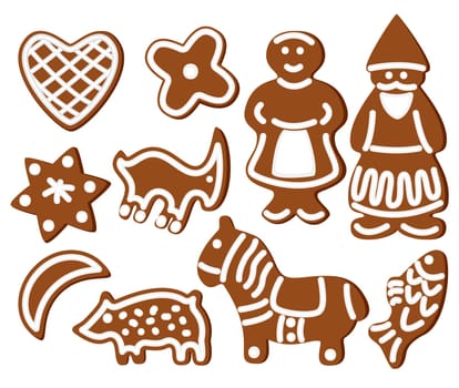 Christmas cookies set