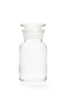 Clear Glass Apothecary Bottle