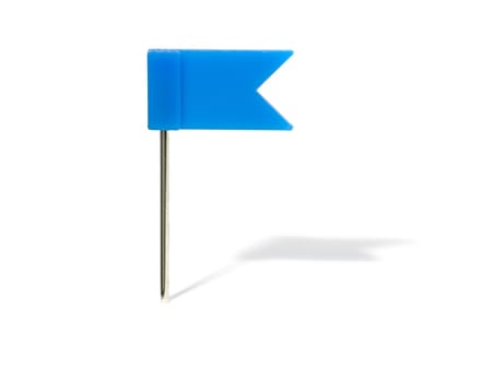 blue flag pin