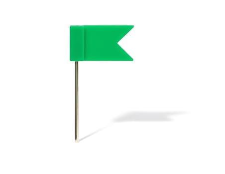 green flag pin