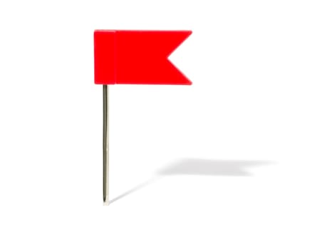 red flag pin