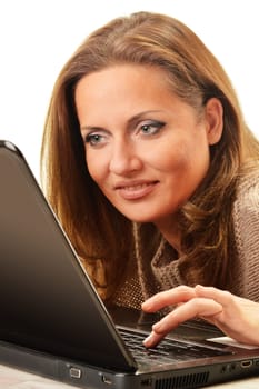Young woman surfing on the Internet